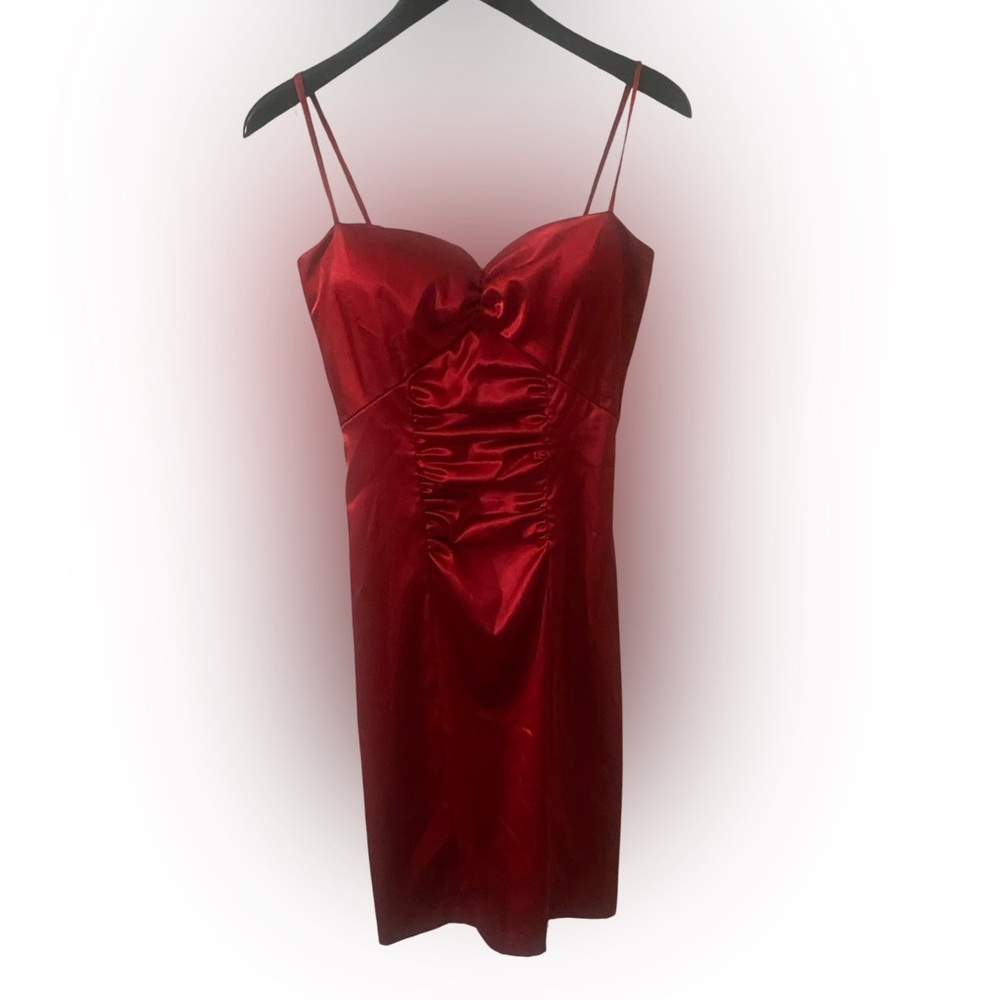 red dress